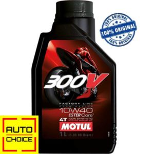 Motul 300V 10W40 100% Synthetic Engine Oil – 1 Litre