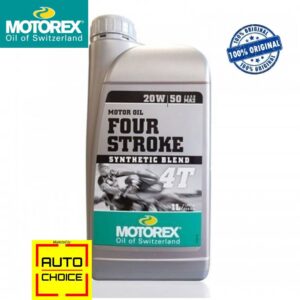 Motorex 20W50 Four Stroke Synthetic Blend (Semi-Synthetic) Engine Oil Made in Switzerland