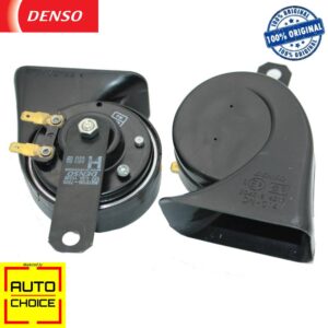 Denso Electric Horn Power Tone Set of 2 for Motorbike/Car (Snail Shape)