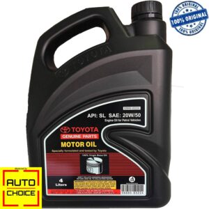 Toyota 20W-50 Mineral Engine Oil for Car – 4 Litres
