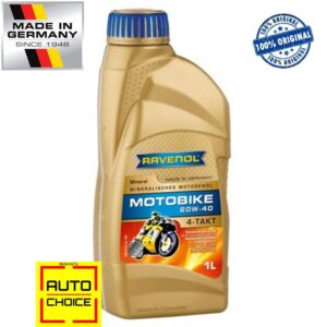 Ravenol 20W-40 Mineral Engine Oil for Motorbike Made in Germany – 1 Litre