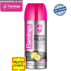 Flamingo Dashboard Polish for Motorbike/Car – 450ml (Lemon)