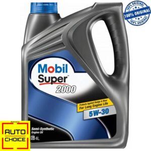 Mobil Super 2000 5W30 Semi-Synthetic Engine Oil for Car – 4 Litres