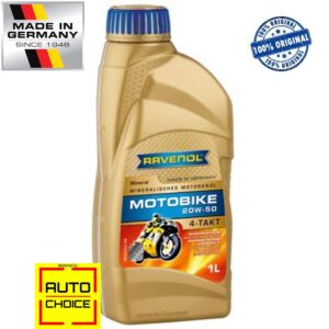 Ravenol 20W-50 Mineral Engine Oil for Motorbike Made in Germany – 1 Litre