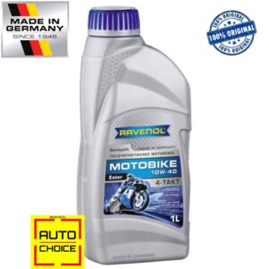 Ravenol 10W-40 Semi-Synthetic Engine Oil for Motorbike Made in Germany – 1 Litre