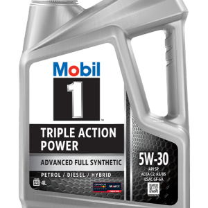 Mobil 1 5W-30 Full Synthetic Engine Oil for Car – 4 Litres