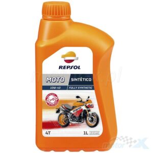 Repsol 10W-40 Synthetic Engine Oil for Motorbike – 1 Litre