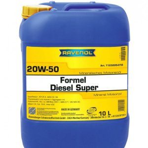 RAVENOL Formel Diesel Super SAE 20W-50 Mineral – 10L