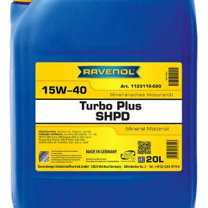 RAVENOL Turbo plus SHPD SAE 15W-40 Mineral – 20L
