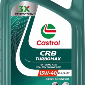Castrol CRB TURBOMAX Diesel Engine Oil – 15W-40 CI-4/SL/E7 – 5 L