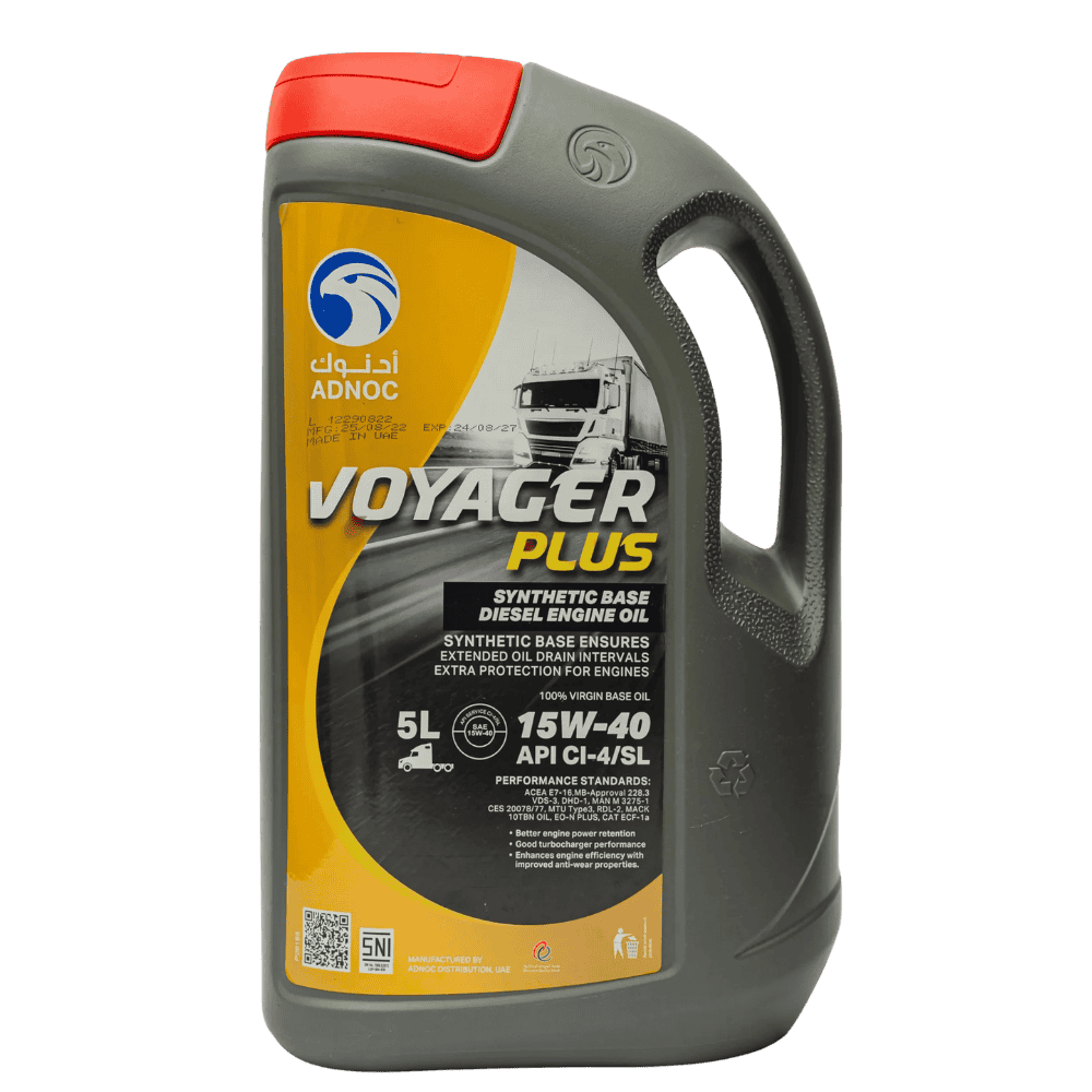 ADNOC Voyager 15W-40 Mineral Diesel Engine Oil – 5L